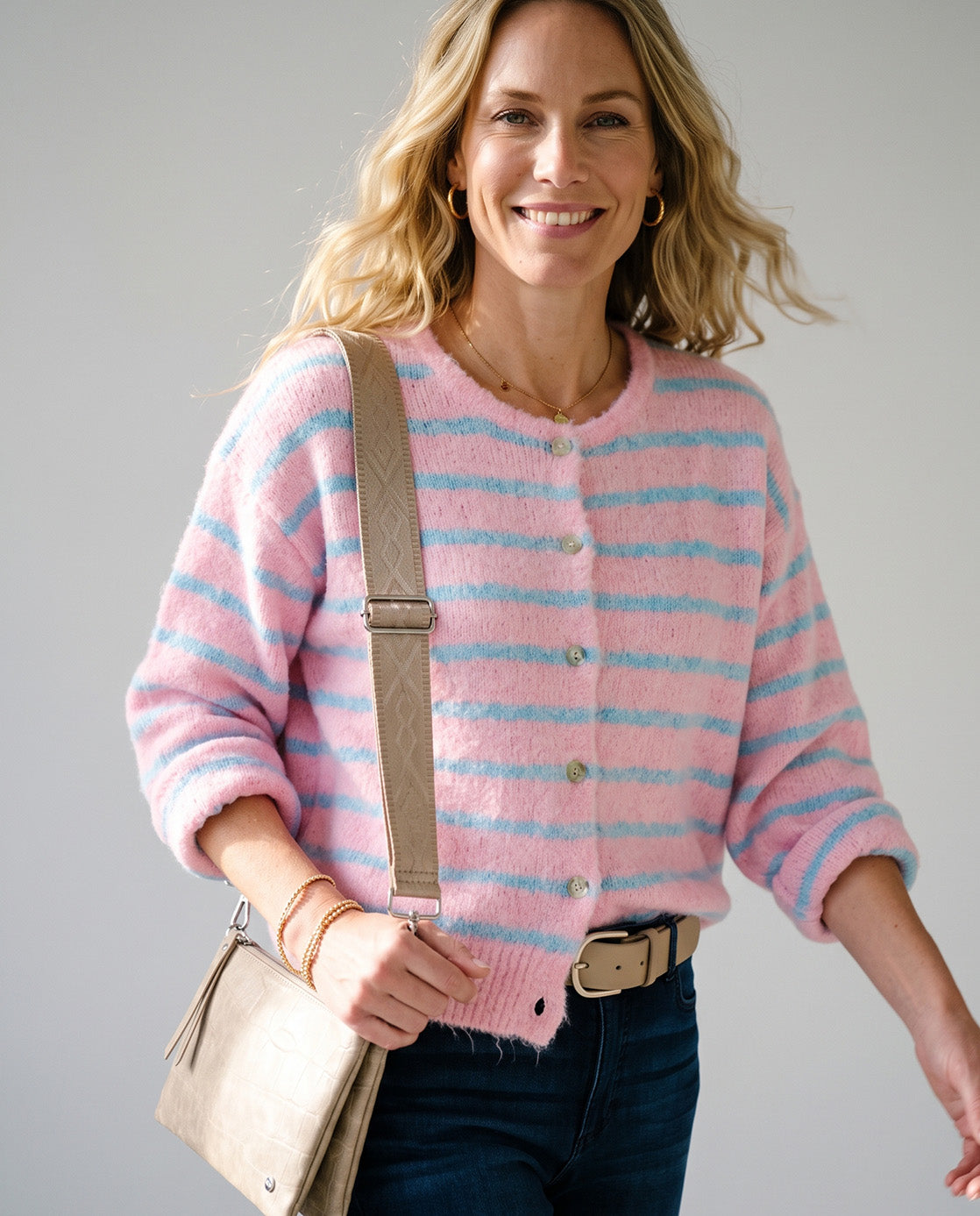 Veste Diede | Light Blue / Light Pink