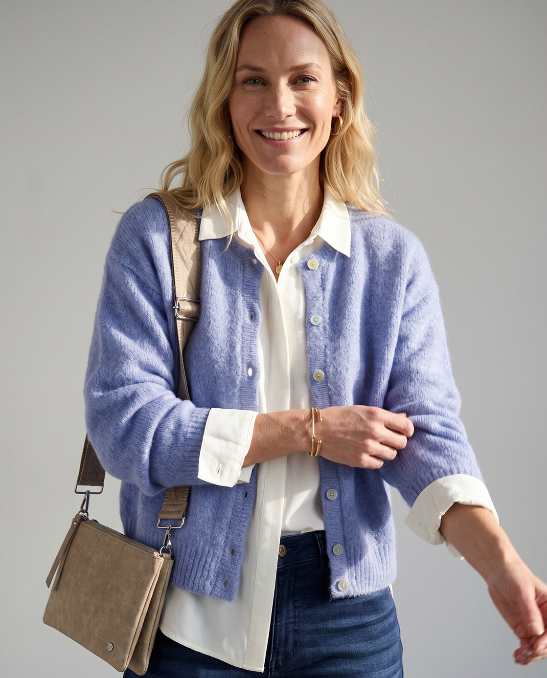 Veste Diede | Lavendel Melange